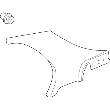 Honda 84130-S04-000ZC Garnish Assy., R. RR. Pillar *YR98L* (COAST SAND)