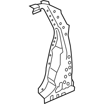 Honda 63210-SZT-319ZZ Stiffener Set, R. Center Pillar