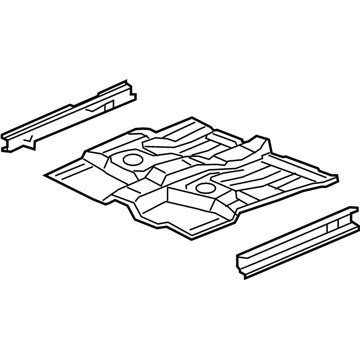 Honda Fit Floor Pan - 65100-SLN-A00ZZ