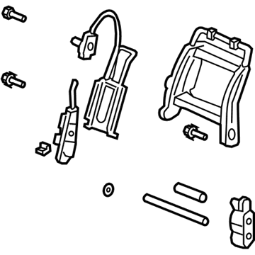 Honda 81526-SJC-A21 Frame, L. FR. Seat-Back