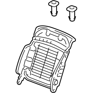 Honda 81526-S9V-A03 Frame, L. FR. Seat-Back