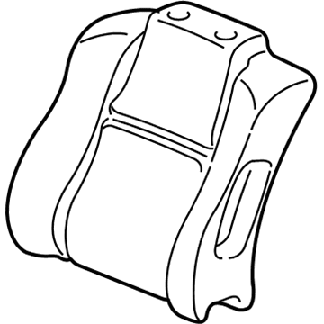 Honda 81522-S9V-A02 Pad, L. FR. Seat-Back