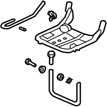 Honda 82136-SAA-013 Frame, R. RR. Seat Cushion