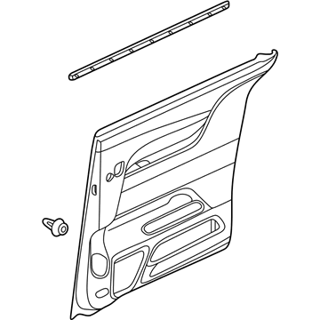 2011 Honda Odyssey Door Trim Panel - 83751-TK8-A11ZB