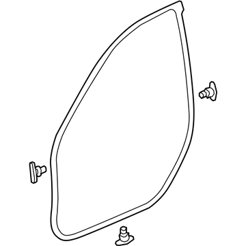 Honda 72310-TVA-A01 Weatherstrip, R. FR. Door