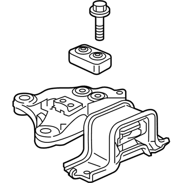 Honda 50850-T5R-013 Rubber Assy., Transmission Mounting