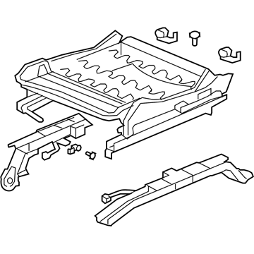 Honda 81136-SLN-A02 Frame, R. FR. Seat Cushion