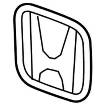 Honda 75700-TBA-A00 Emblem, H-Mark 95