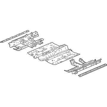 Honda Accord Floor Pan - 65100-TVA-319ZZ