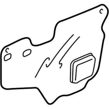 2001 Honda Civic Door Seal - 72361-S5A-000