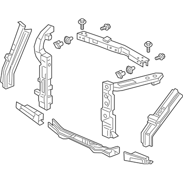 2024 Honda Odyssey Radiator Support - 60400-THR-316ZZ