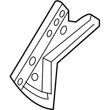 Honda 66551-SDA-A00ZZ Gusset, L. RR. Bulkhead