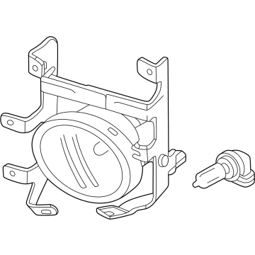 Honda 08V31-SJC-1M011 Foglight Assembly, Driver Side