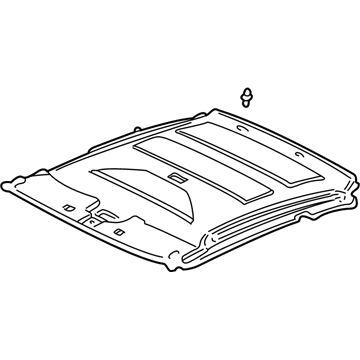 Honda 83200-S5P-A30ZA Lining Assy., Roof *NH293L* (SEAGULL GRAY)