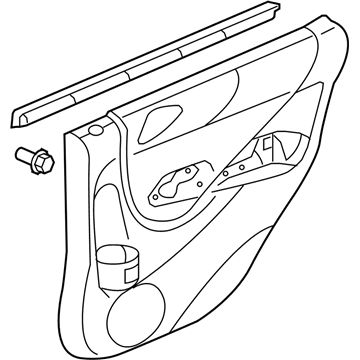 Honda Fit Door Trim Panel - 83780-TK6-A03ZA