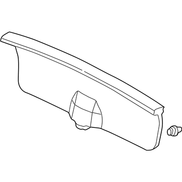 Honda 84440-S03-000ZB Lining Assy., Tailgate *NH178L* (EXCEL CHARCOAL)