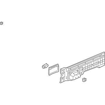 Honda 74720-T6Z-A00 Lining Assy., R. Bed Side