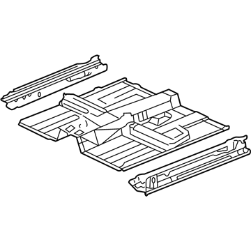 Honda Accord Floor Pan - 65100-SDA-A02ZZ