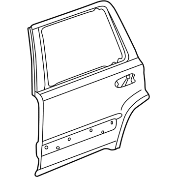 Honda 67611-S9A-300ZZ Skin, R. RR. Door