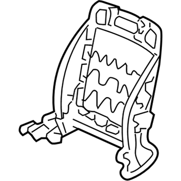 Honda 81126-S9A-A51 Frame, R. FR. Seat-Back