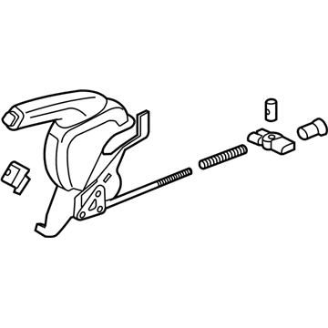 Honda 47105-T2A-A02ZA Lever Ass*NH167L*