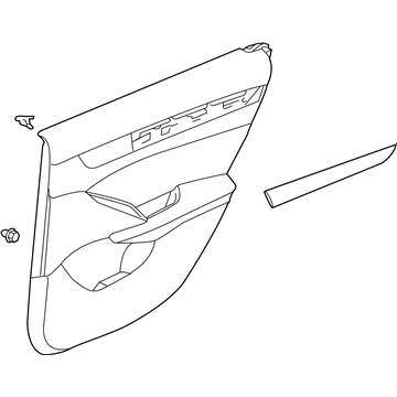 Honda Door Trim Panel - 83750-TVA-A21ZA