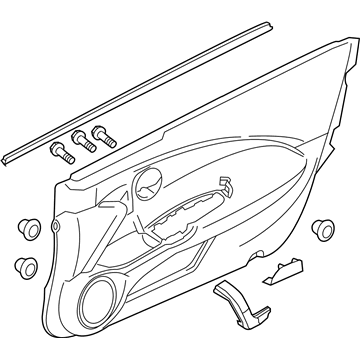 Honda CR-Z Door Trim Panel - 83500-SZT-A31ZA