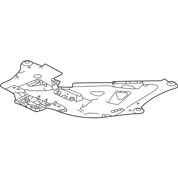 Honda 50290-T90-A50 PLATE, FR- SKID