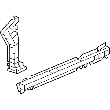 Honda 63220-TS8-306ZZ Reinforcement, R. Side Sill