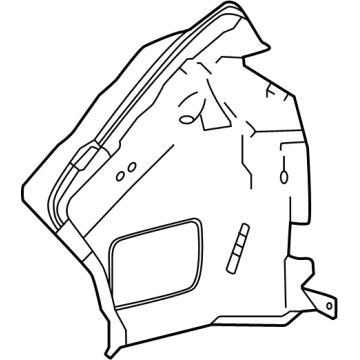 Honda 74511-T90-A00 ABS, R- RR- (INNER)