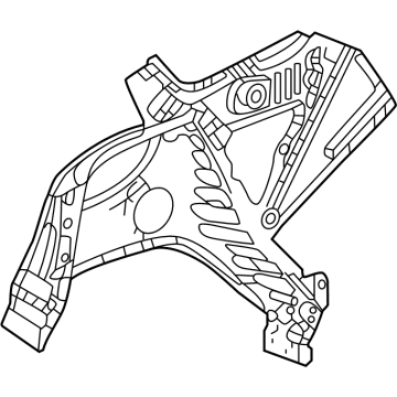 Honda 64301-T90-A00ZZ PANEL, R- RR- INSIDE