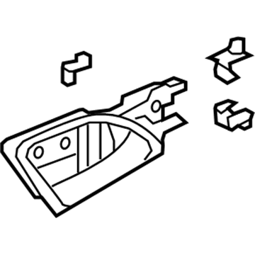 Honda Crosstour Door Handle - 72160-TA5-A02ZD