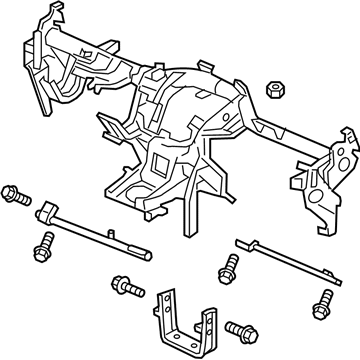 Honda 61300-T0A-A00ZZ Beam, Steering Hanger