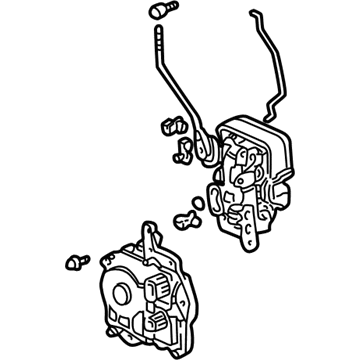 Honda S2000 Door Latch Assembly - 72110-S2A-A01