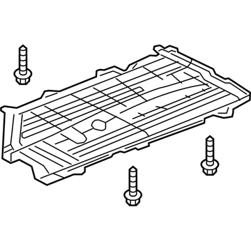 Honda 74606-TR0-A00 Cover, R. FR. Floor (Lower)