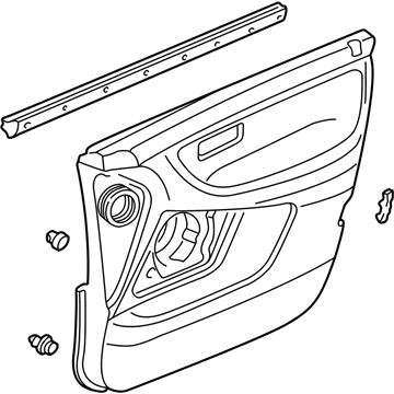 2003 Honda Odyssey Door Trim Panel - 83500-S0X-A23ZA