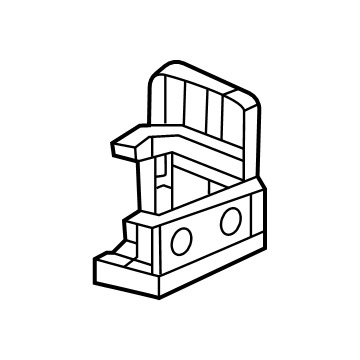 Honda 71416-3A0-A00 STAY, R- FR- (LOWER)