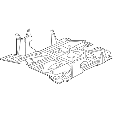 Honda 74110-TGG-A10 Cover Assembly, Engine (Lower)