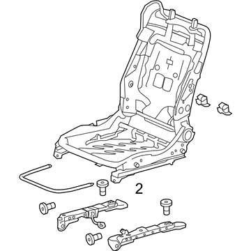 Honda 81126-SZT-A02 Frame, R. FR. Seat