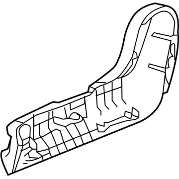 Honda 81338-THR-A01ZC Cover, R. Middle Seat Reclining *NH781L* (MOCHA GRAY)