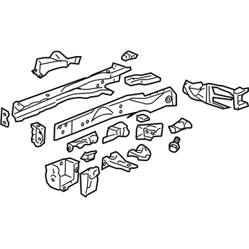 Honda 60810-S5T-A01ZZ Frame, R. FR. Side