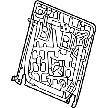 Honda 82526-TG7-A01 Frame, L. RR. Seat-Back