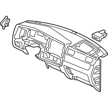 Honda Ridgeline Instrument Panel - 77100-SJC-A03ZB