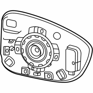 Honda 76203-30A-A01 MIR ASSY, R- (R1000)