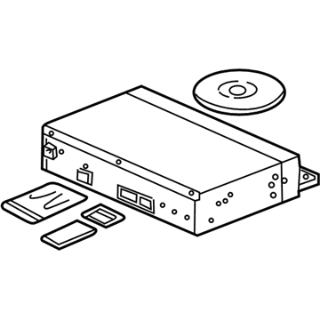 Honda 39540-S0X-405 Control Unit, Navigation Electronic (DVD) (Alpine)