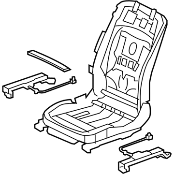 Honda 81136-SVA-A31 Frame, R. FR. Seat