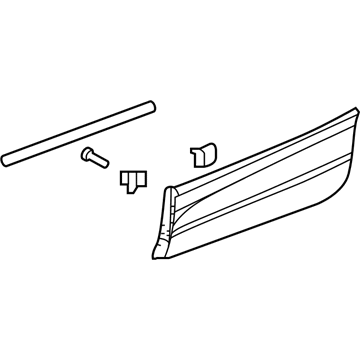 2022 Honda CR-V Door Moldings - 75313-TLC-A01