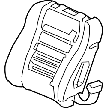 Honda 81127-SDA-L12 Pad, R. FR. Seat-Back (With OPDS Sensor)(Tachi-S)