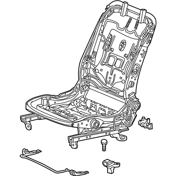 Honda 81526-TM8-A02 Frame, L. FR. Seat