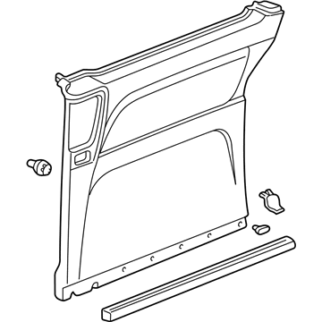 2003 Honda Odyssey Door Trim Panel - 83700-S0X-A13ZA